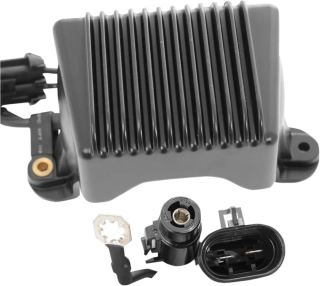 Regulátor dobíjení / regulátor napětí DRAG SPECIALTIES pro HARLEY DAVIDSON FLHT/ FLHR/ FLTR rok 2004-2005 barva černá
