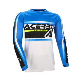 Dětský motokrosový dres ACERBIS LINEAR JUNIOR barva modrá/bílá 26 