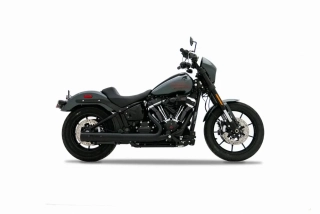 Koncovka výfuku RINEHART RACING 4" HP40 2-INTO-1 SLIP ON pro HARLEY DAVIDSON SOFTAIL rok 2025 barva černá/černé zakončení  