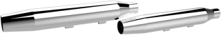 Koncovky výfuku KHROME WERKS 3" HP PLUS SLIP-ON MUFFLERS pro HARLEY DAVIDSON XL rok 2014-2022 viz popis, barva chromová 