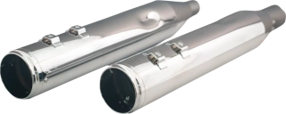 Koncovky výfuku KHROME WERKS 4,5" HP PLUS SLIP-ON MUFFLERS pro HARLEY DAVIDSON FLRT/ FLHTCUTG rok 2017-2024 viz popis, barva chromová/chromové zakončení 