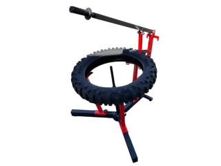 Montážní kruh - přezouvačka na pneu motokros MX777 MX EAGLEFAST pro velikosti kol od 16" do 21"barva černá/červená