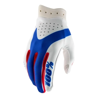 Motokrosové a MTB rukavice 100% ITRACK 10044-0002X barva červená/modrá/bílá 