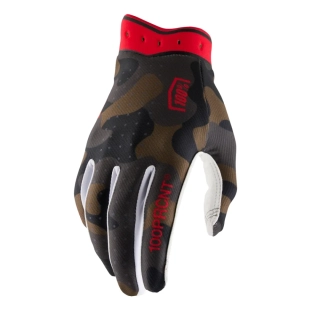 Motokrosové a MTB rukavice 100% ITRACK 10044-0001X barva camo