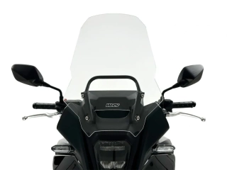 Plexi motocyklu WRS pro HONDA NX 500 rok 2024-2025 výška plexi 46,5 cm, barva čirá 