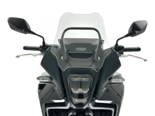 Plexi motocyklu WRS pro HONDA NX 500 rok 2024-2025 výška plexi 27 cm, barva čirá