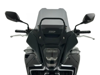 Plexi motocyklu WRS pro HONDA NX 400 rok 2024-2025 výška plexi 27 cm, barva tmavě kouřová