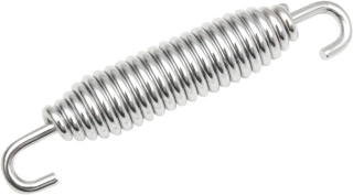 Pružina bočního stojanu motocyklu DRAG SPECIALTIES KICKSTAND SPRING délka pružiny 94,0 mm (3,7") barva stříbrná, nahrazuje OEM díl 50005-85A