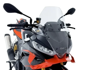 Plexi motocyklu WRS verze TOURING pro motocykly APRILIA TUONO V4 1100 RR ABS rok 2025 výška  o 10 cm vyšší než originál , barva čirá  