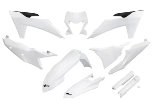 Sada plastů UFO pro KTM EXC/EXC-F/XC-W/XCF-W 2024-2026 barva bílá 