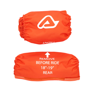 Sada praktických obalů na kola ACERBIS X-TIRE COVER 2.0 pro kolo průměru 21" + 18" až 19" barva oranžová