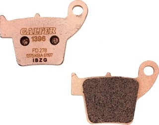 Zadní motocyklové brzdové desky GALFER BRAKE PAD SINTERED pro HONDA CR 125 R rok 2002-2007