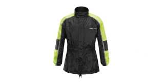 Nepromokavá bunda/pláštěnka NOX/4SQUARE DROP barva černá/žlutá 