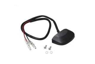 Led osvětlení SPZ motocyklu KOSO CURVE LED LICENSE PLATE LIGHT HD010000 barva černá, rozměry délka 45 mm x šířka 27 mm x výška 12 mm