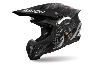 Motokrosová přilba AIROH TWIST 3 ARCADE barva černá/šedá matná