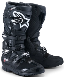 Motocyklové boty pro enduro a terén ALPINESTARS TECH 7 ENDURO DRYSTAR 2010526-10 barva černá/bílá
