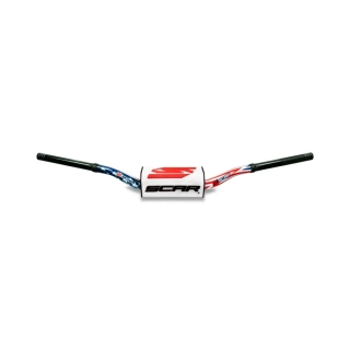 Motokrosové bezhrazdové řidítka motocyklu SCAR HANDLEBAR O2 PATRIOT MODEL MCGRATH/SHORT S9172PTUS-WH