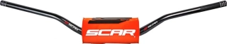Motokrosové bezhrazdové řidítka pro malé motocykly SCAR HANDLEBAR O2 barva černá/oranžová, typ RC HIGH MINI 65/85 S9152OR