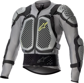 Tělový chránič/chráničová košile /chránič hrudníku, zad, ramen a loktů  ALPINESTARS BIONIC ACTION V2 PROTECTOR JACKET 6506823-915 barva černá/šedá