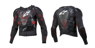 Tělový chránič/chráničová košile /chránič hrudníku, zad, ramen a loktů  ALPINESTARS BIONIC TECH V3 PROTECTOR JACKET 6506524-123 barva černá/červená