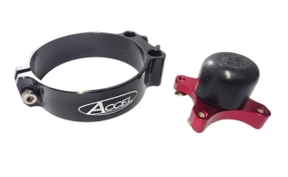 a Pomocník startu ACCEL LC-408 LAUNCH CONTROL pro motocykly YAMAHA YZ 125/250/450 LC-408  barva černá/červená 