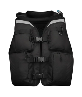 Vesta s picím vakem / hydratační vesta THOR TRACKER VEST s integrovaným 3 l vakem, barva černá, velikost S-L