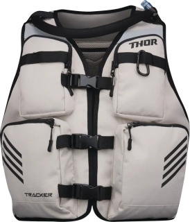 Vesta s picím vakem / hydratační vesta THOR TRACKER VEST s integrovaným 3 l vakem, barva šedá, velikost S-L