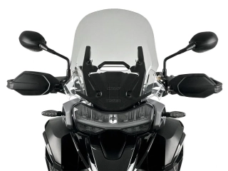 Plexi motocyklu WRS verze TOURING pro motocykly TRIUMPH TIGER 1200 GT / PRO / EXPLORER / RALLY rok 2022-2026 výška plexi 50,5 cm barva kouřová