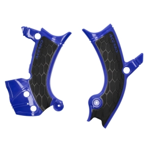 Ochranné kryty rámu ACERBIS pro YAMAHA YZF 450 rok 2023-2026 barva černá/modrá