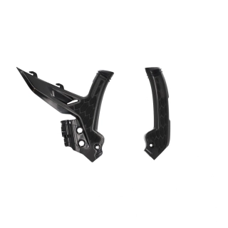 Ochranné kryty rámu ACERBIS pro KTM EXC-F 250/350/450/500 rok 2024-2026 barva černá