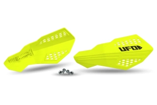 Kryty páček motocyklu / chrániče rukou UFO HORUS HANDGUARDS barva žlutá fluo pár / bez montážní sady