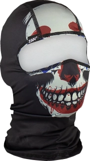 Obličejová kukla pod přilbu ZANHEADGEAR POLY EVIL CLOWN WBP463