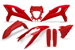 Sada plastů motocyklu UFO PLASTIC BODY KIT pro BETA 2T RR X-PRO 200/250/300 rok 2025-2026 barva červená