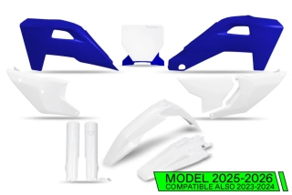Sada plastů motocyklu UFO PLASTIC BODY KIT pro HUSQVARNA FX 350/450 rok 2025-2026  barva bílá/modrá  