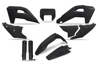 Sada plastů motocyklu UFO PLASTIC BODY KIT pro HUSQVARNA TE 250/300 rok 2024-2026  barva černá 