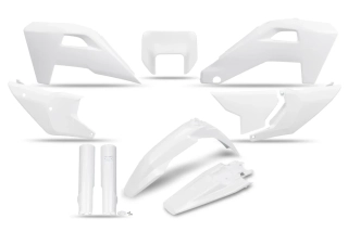 Sada plastů motocyklu UFO PLASTIC BODY KIT pro HUSQVARNA TE 250/300 HERITAGE rok 2025-2026  barva bílá