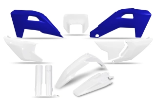Sada plastů motocyklu UFO PLASTIC BODY KIT pro HUSQVARNA FE 350/450/501 rok 2024-2026  barva bílá/modrá