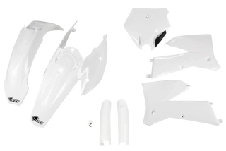 Sada plastů motocyklu UFO PLASTIC BODY KIT pro KTM SX 125/250 , SX-F 250 rok 2005-2006 barva bílá