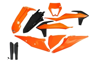 Sada plastů motocyklu UFO PLASTIC BODY KIT pro KTM XC-W 250 TPI rok 2020-2023 barva OEM20