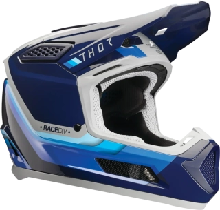 Motokrosová přilba / MX helma THOR FLEET DEFY barva modrá/šedá