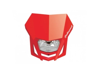 A Univerzální přední maska POLISPORT LMX HEADLIGHT 8657600006 barva červená 