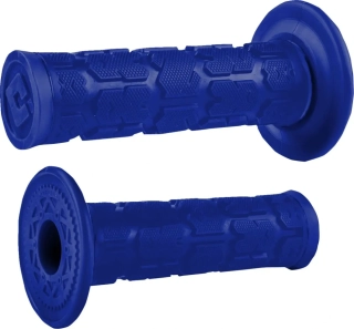 Motokrosové jednovrstvé rukojeti - mx gripy ODI ROGUE MX SINGLE PLY GRIPS zavřené konce, barva modrá