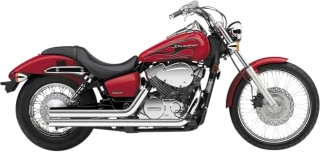 Kompletní výfuk motocyklu COBRA STREET ROD STRAIGHTCUT pro HONDA VT 750 C2 SHADOW SPIRIT rok 2007-2016 barva chromová 