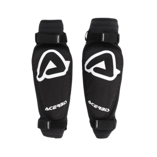 a Dětské loketní chrániče - chrániče loktů ACERBIS X-ELBOW SOFT černá/bílá junior - PÁR