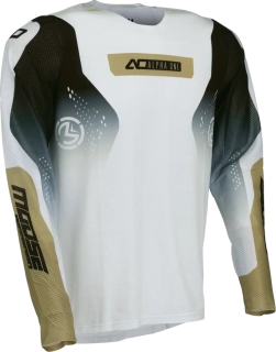 Motokrosový/enduro dres MOOSE OFFROAD ALPHA ONE barva sahara/černá