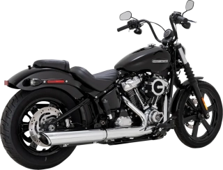 Koncovka výfuku VANCE & HINES TWIN SLASH SLIP ON pro HARLEY DAVIDSON SOFTAIL rok 2025 viz popis, barva chromová