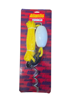a Kotevní systém pro vodní plavidlo ATLANTIS ANORCH STAKE SYSTEM A2384YL barva lana žlutá