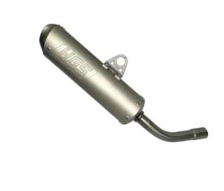Koncovka výfuku HGS SILENCER pro FANTIC XX 125 rok 2020-2024 grey/steel YT-102-SSG