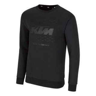 Pánská mikina  KTM PATCH CREWNECK SWEATER barva černá