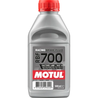 A Brzdová kapalina MOTUL RACING BRAKE FLUID RBF 700 FACTORY LINE DOT 4 500 ML